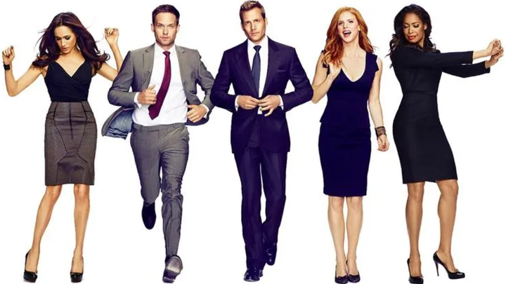 The cast of the TV show "Suits"