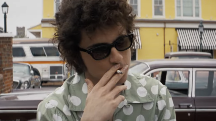 Chalamet as Bob Dylan